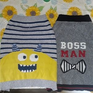 2 dog sweaters